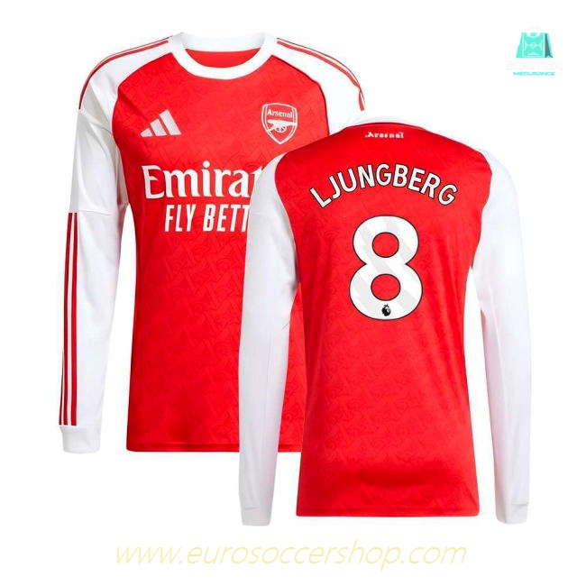 2025-2026 Arsenal Long Sleeve Home Shirt (Ljungberg 8)