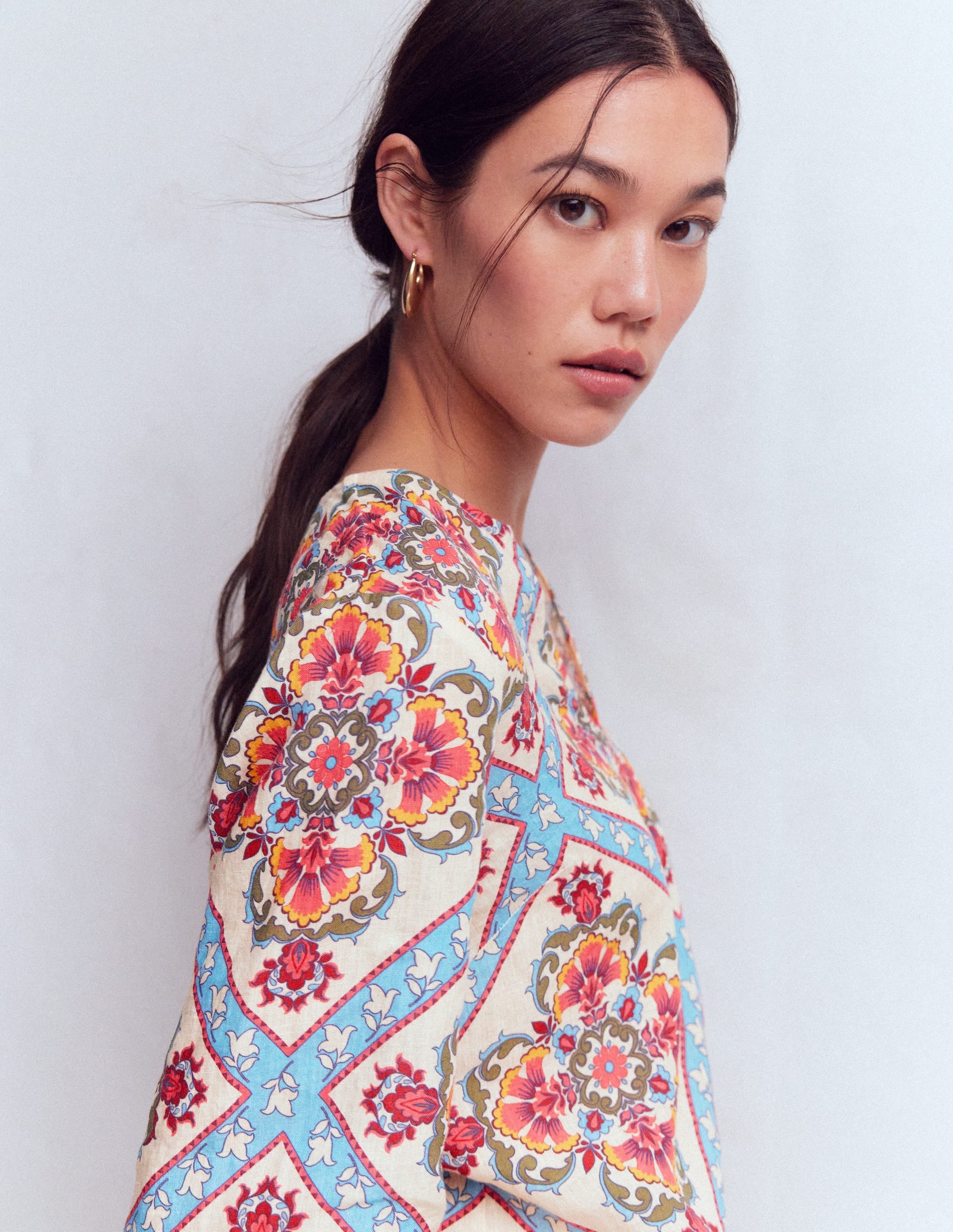 Cleo Linen Top