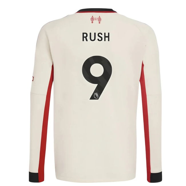 Liverpool 2025-20 Away Shirt Rush #9 L S Kids