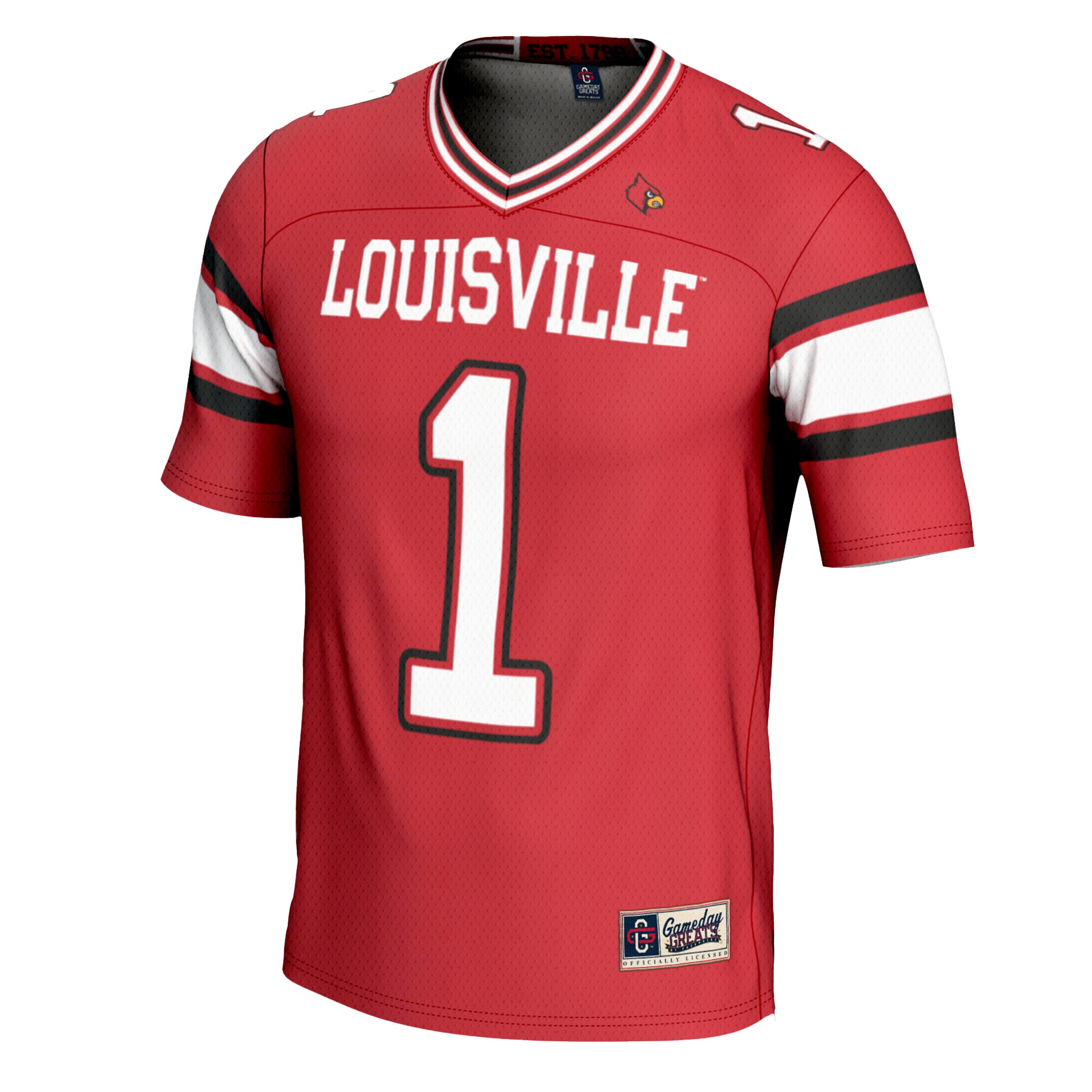 [DDG] Louisville Cardinals GameDay Greats Youth Football Jersey - Red