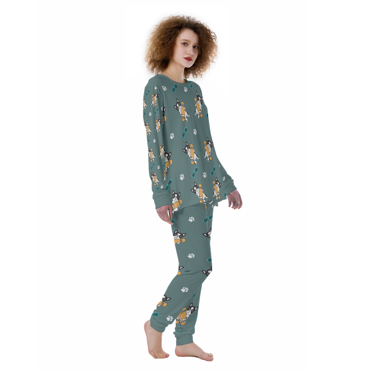 Frenchie Gracie - Vet-recommended Women's Pajamas Outdoor Use