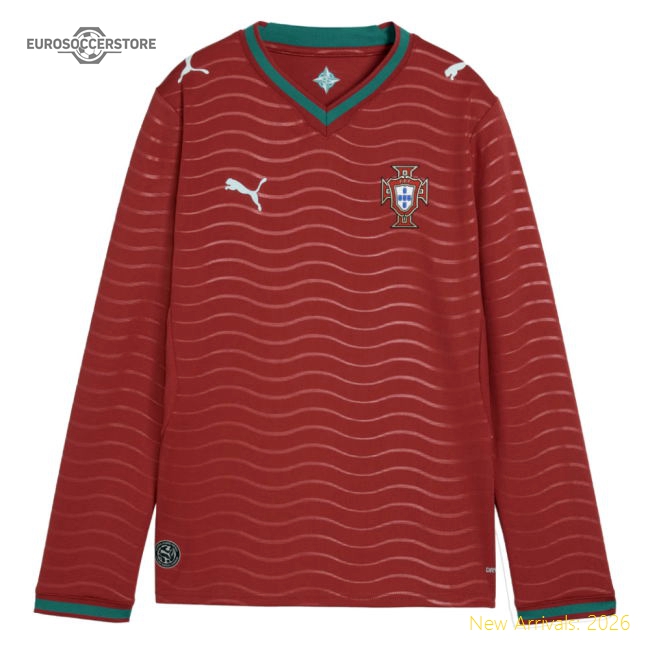 Portugal Children 2026 Home Jersey Shirt Football Fan Supporter Game Day Match Day Essential