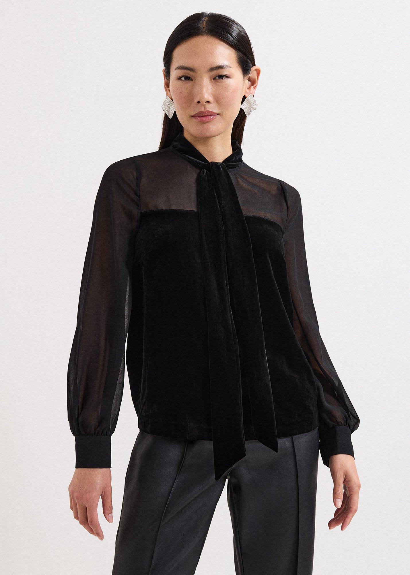 Raye Velvet Blouse