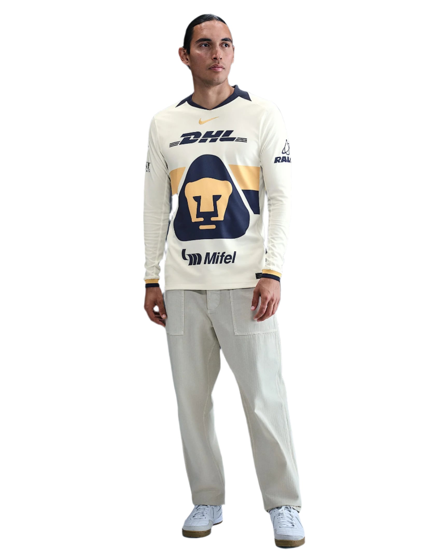 Pumas UNAM Sleeve 2025-2026 UCL Home Jersey – Authentic Shirt