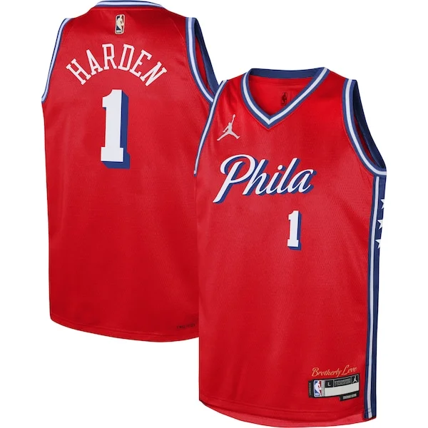 James Harden PHI Swingman Jersey - exclusive stylish - Red workout