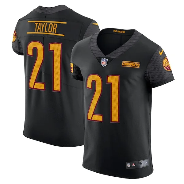 None Sean Taylor Elite Jersey - Black | NFL Player Jersey | NFL Footba