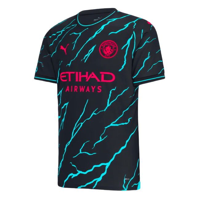 Man City Third Football Shirt 2023-20 - Doku 11 M S