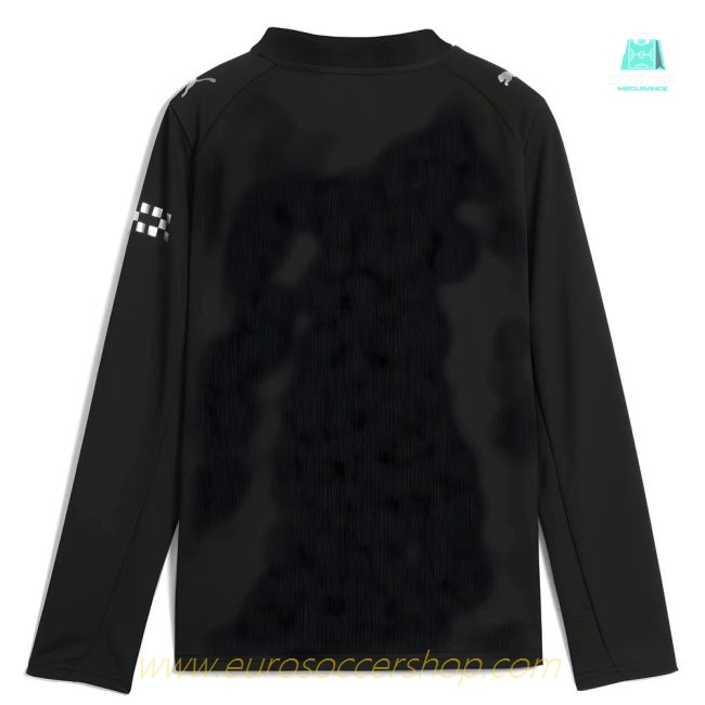 2025-2026 Man City Long Sleeve Away Shirt (Kids) (De Bruyne 17)