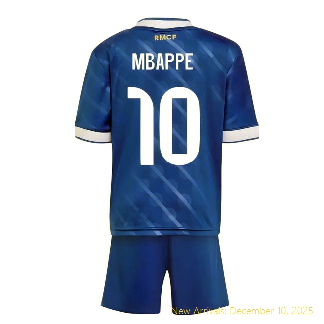 2025-2026 Real Madrid Third None - Top Grade Fan Gear (Mbappe 10)