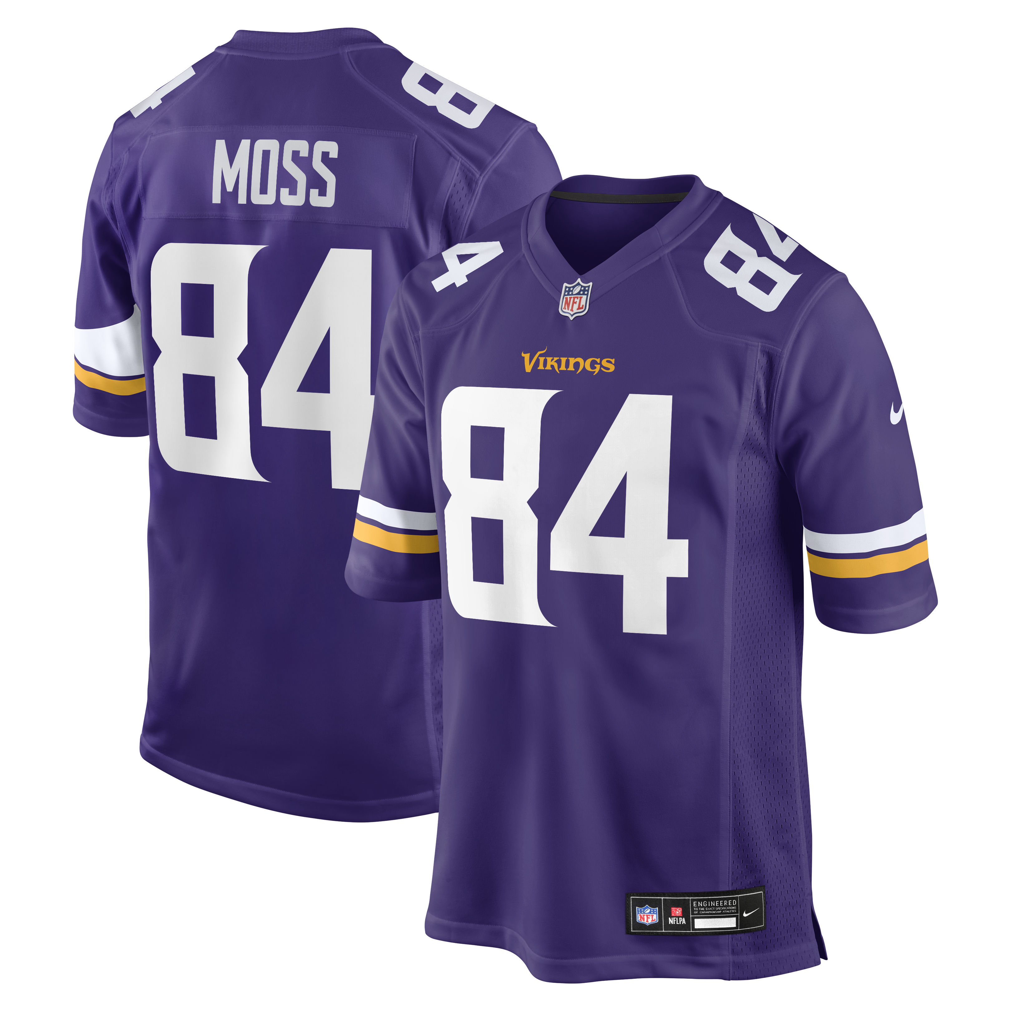 [LK] Randy Moss Minnesota Vikings Game Retired Player Jersey - Purple
