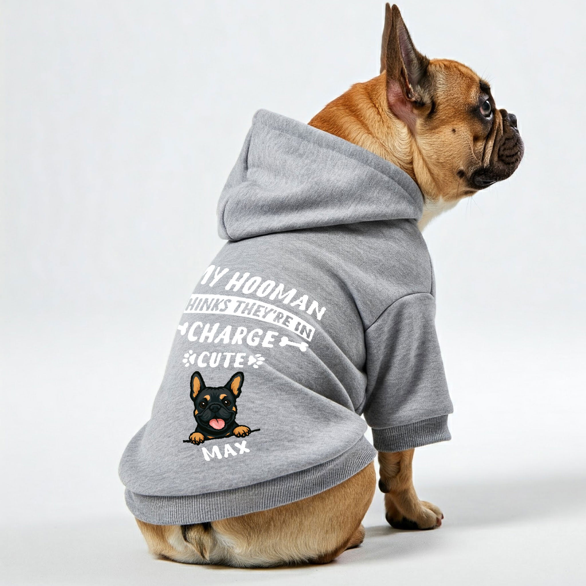 French Bulldog My Hooman – Personalized French Bulldog Hoodies With