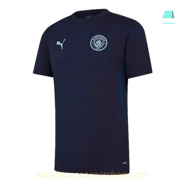 2024-2025 Man City Training Shirt (Inky Blue) - Kids (De Bruyne 17)