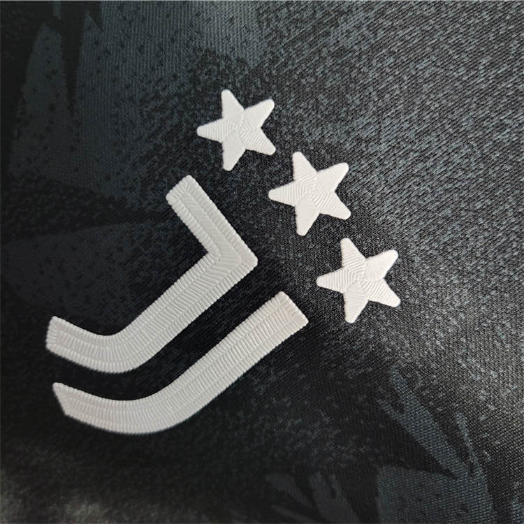 2223 Juventus Away Black Soccer Jersey Football Shirt Player Version