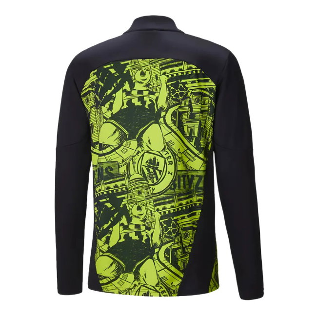 Man City Prematch 1/4 Zip Top Shirt 2024-2025 edition (Adult