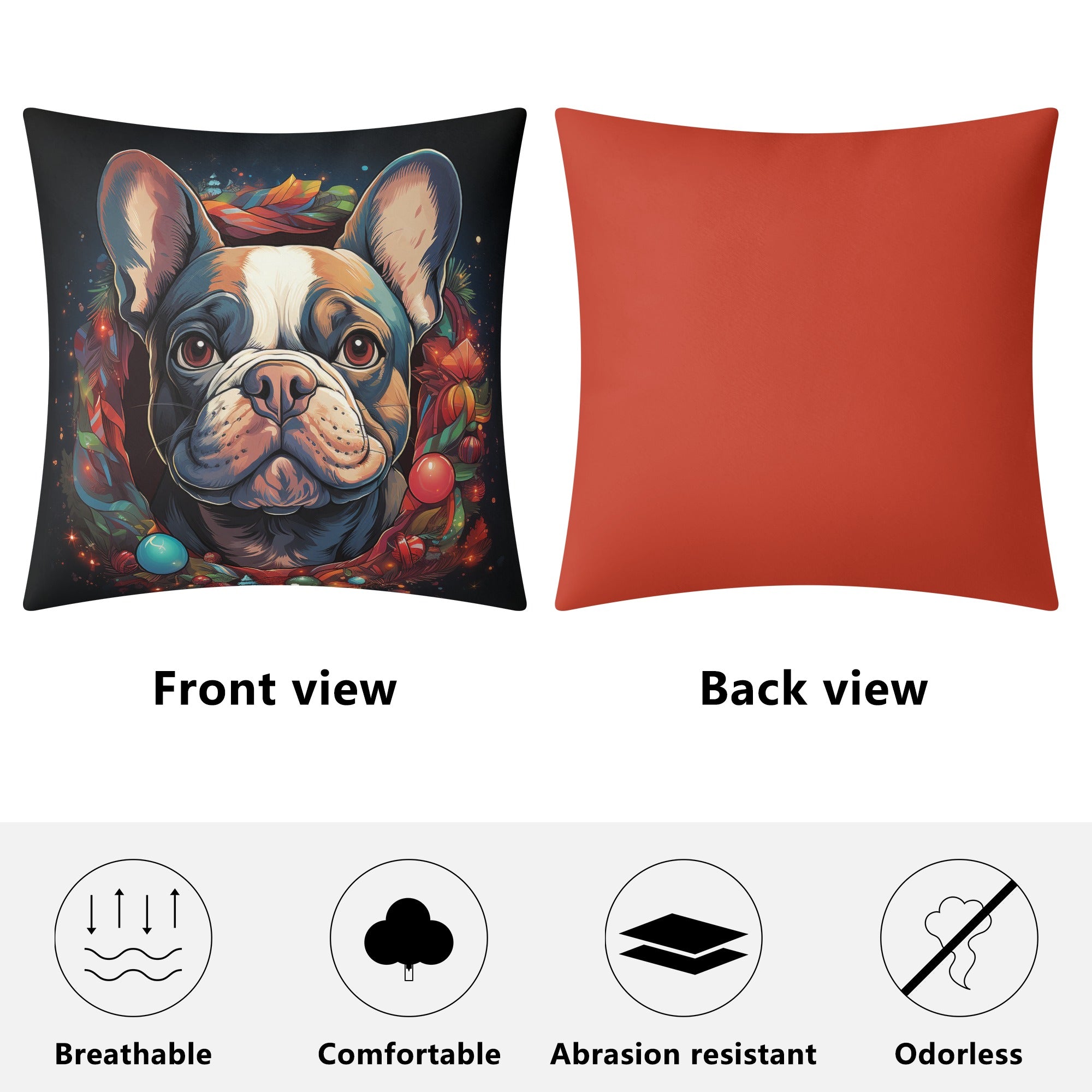 Durable Premium Diego - Pillow Cover for French Bulldog Lovers