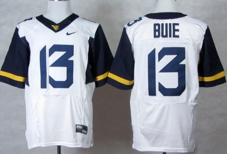 Men's None White 2013 team authorized Andrew Buie #13 match worn
