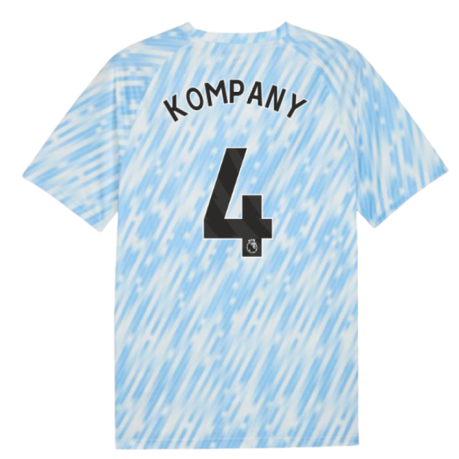 Avid Football Man City Warm Up Jersey Silver Sky Kompany #4 Premiu...
