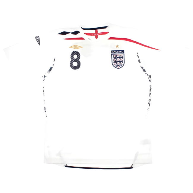 Original 2007-2008 England UEFA Home Strip (England 2007)
