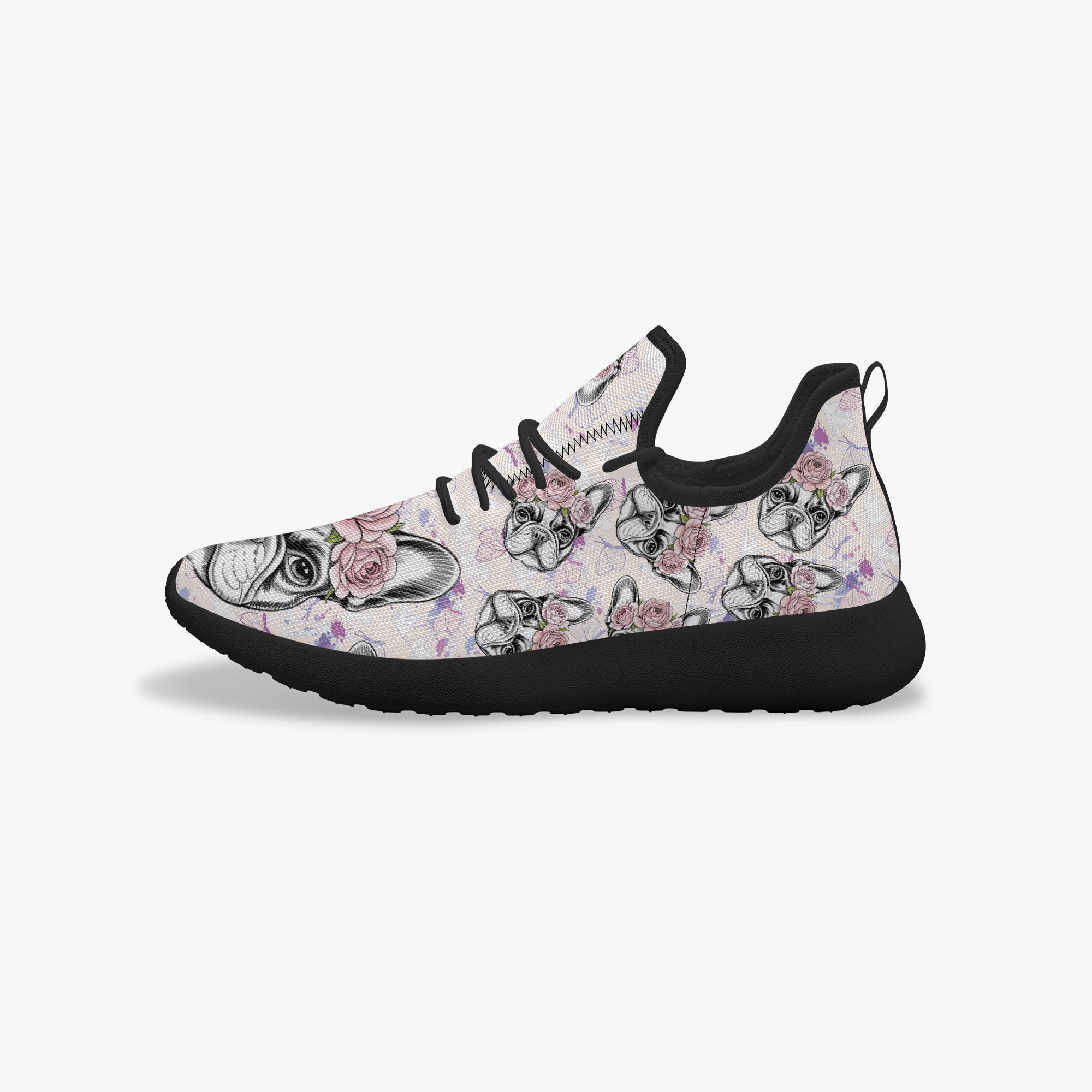 French Bulldog Lover Dumpling Classic Sneakers Stylish Walking Shoes