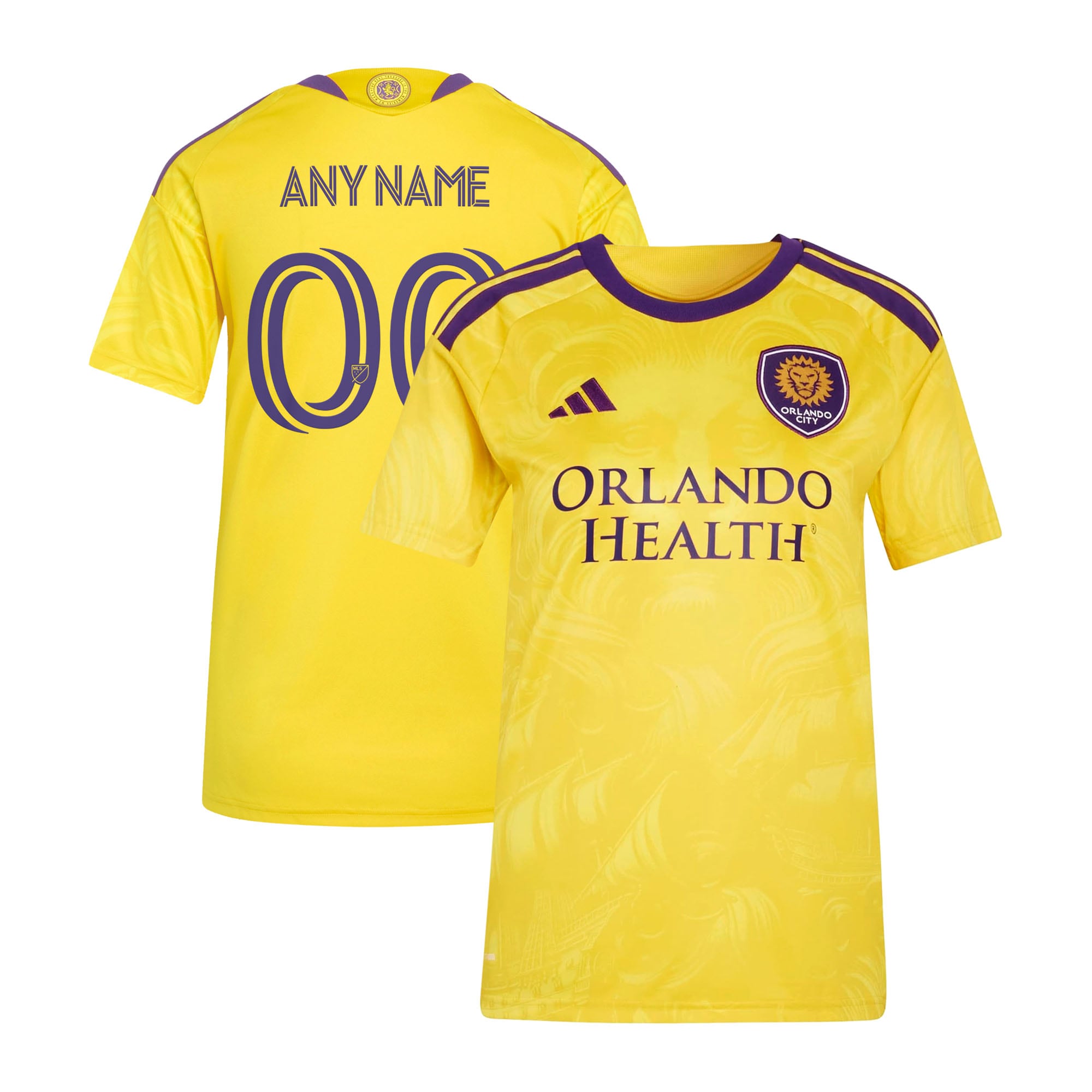 [LK] Orlando City SC Women's 2026 Sunken Treasure Kit Replica Custom Jersey - Gold