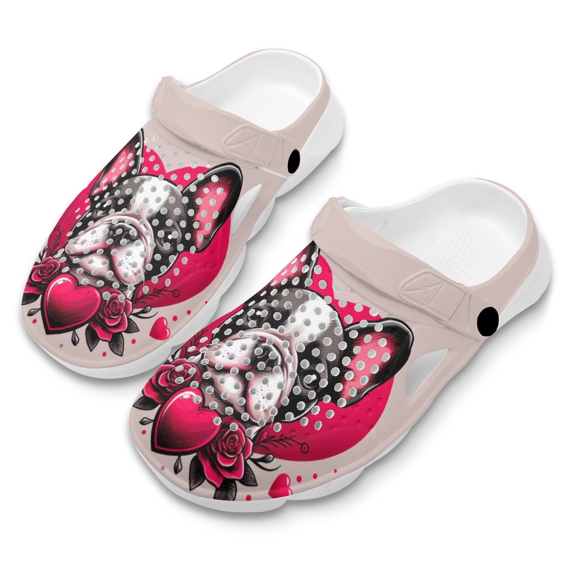 French Bulldog Stella Summer Hollow Out Clogs Comfy Pet Product