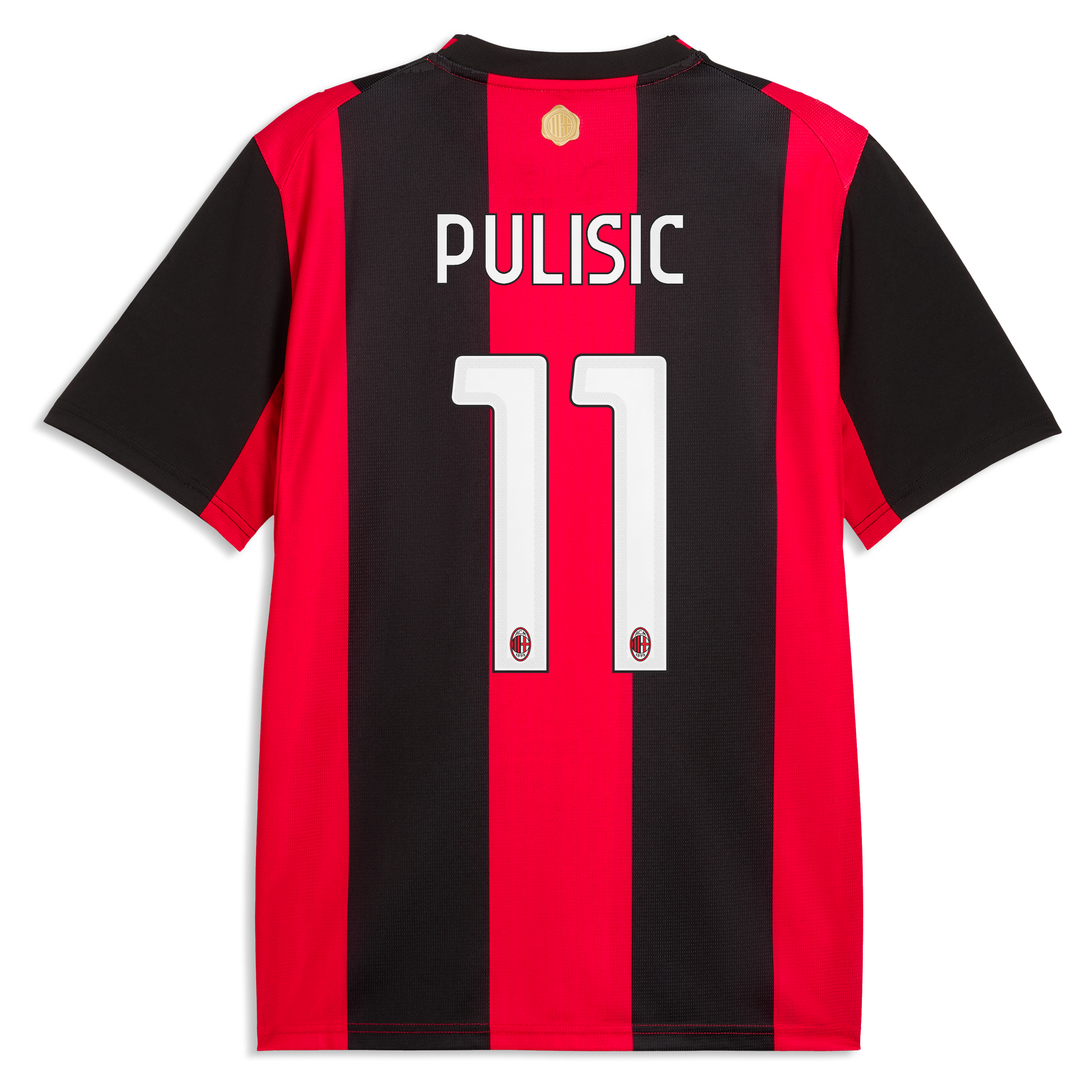 [SJH] Christian Pulisic AC Milan 2026/27 Home Replica Jersey - Black/Red
