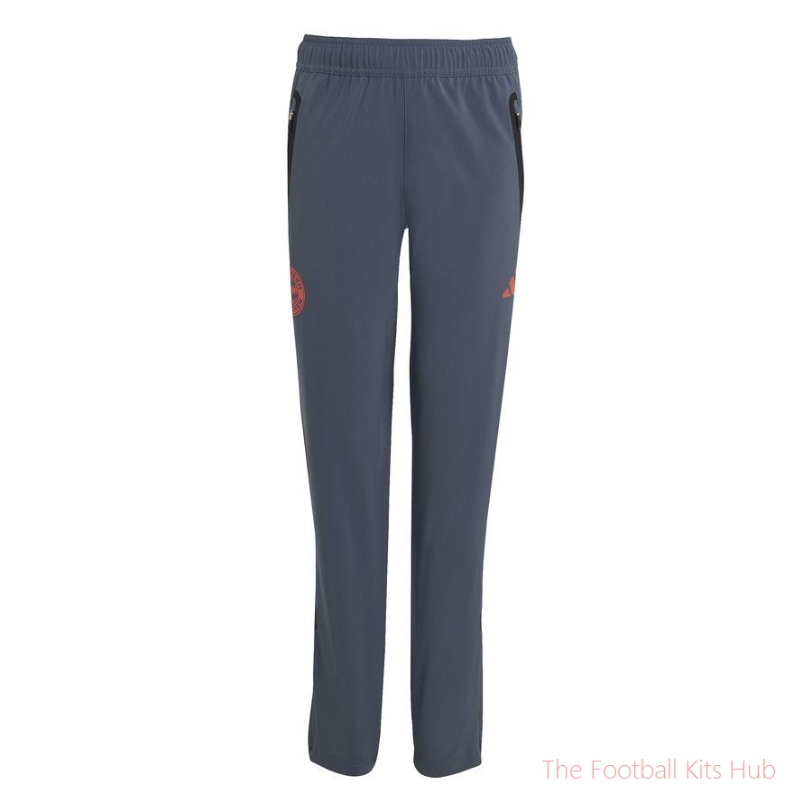 Bayern München Training Trousers Tiro 25 Competition Vis Tech Travel - Bold Onix/Easy Coral Kids