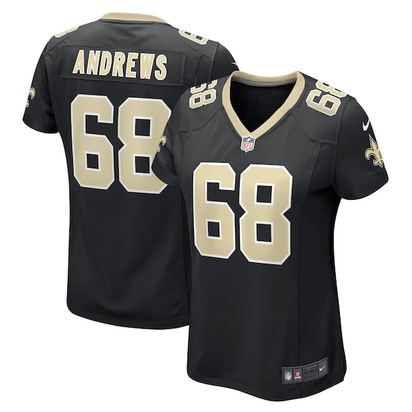 New Orleans Saints Game NFL Jersey - Black | Top-Grade Football App...