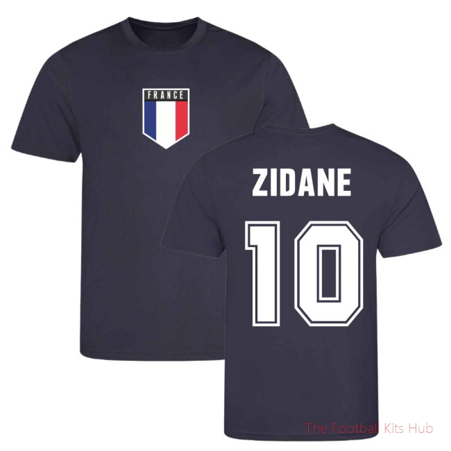 Men Zidane France Training Jersey (Navy) UEFA Euro