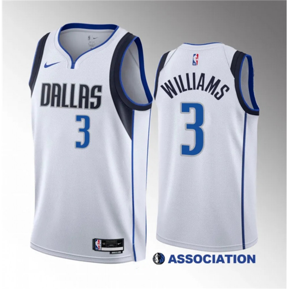 Official 3 Dallas Mavericks Jersey White - - Fan Favorite