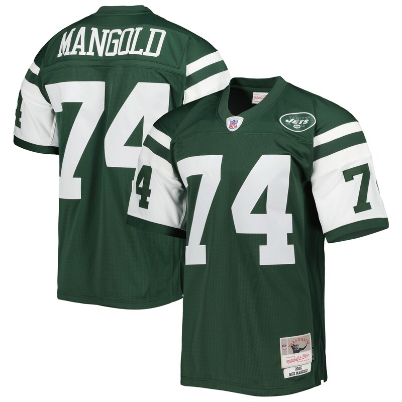 None Nick Mangold Star Player NY Jets Officially Licensed Jersey