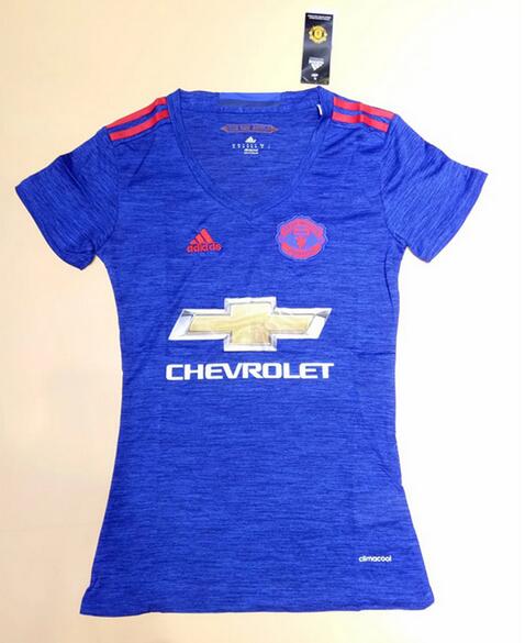 Breathable Man Utd Manchester United Away 201617 Women's Soccer