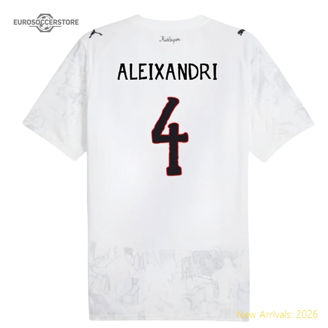 Soft Football Team Kids Aleixandri Jersey 2025-2026 Machine-washable