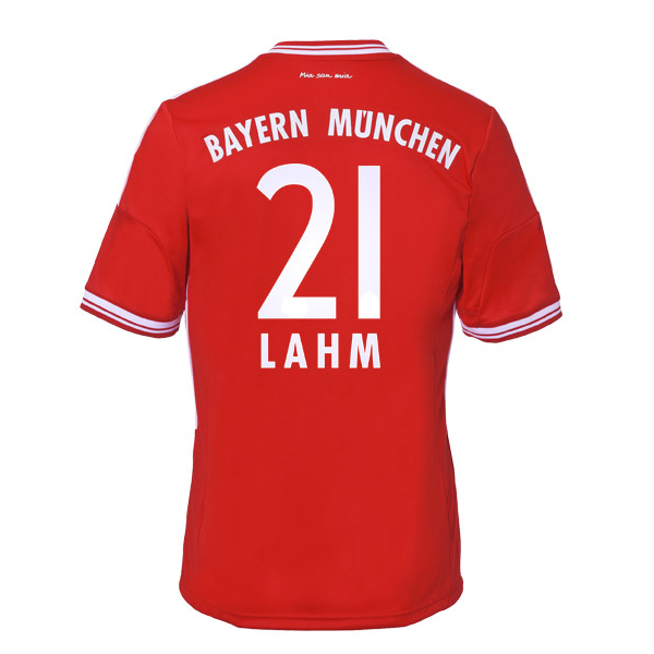 13-14 Bayern Munich 21 Lahm Home Shirt - Official Replica 845