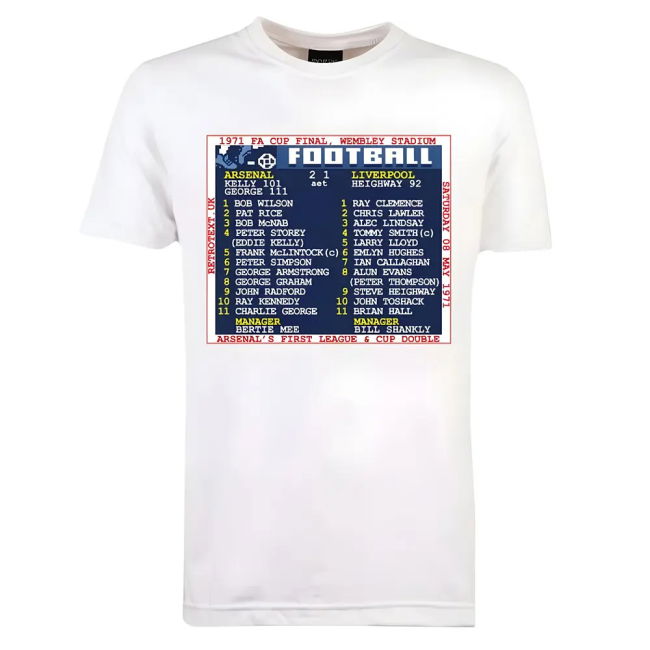 1971 Arsenal classic Third Football Shirt | authentic
