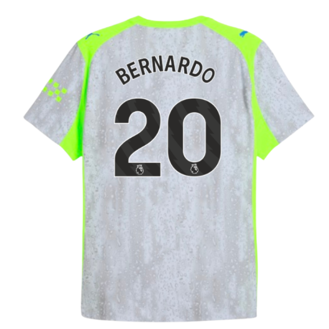 Ultra Comfort Football Man City Authentic Third Shirt Bernardo #20...