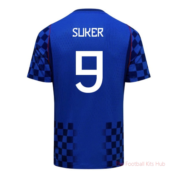 2026-2027 Croatia Aero-Fit Match Authentic Away Shirt (Suker 9)