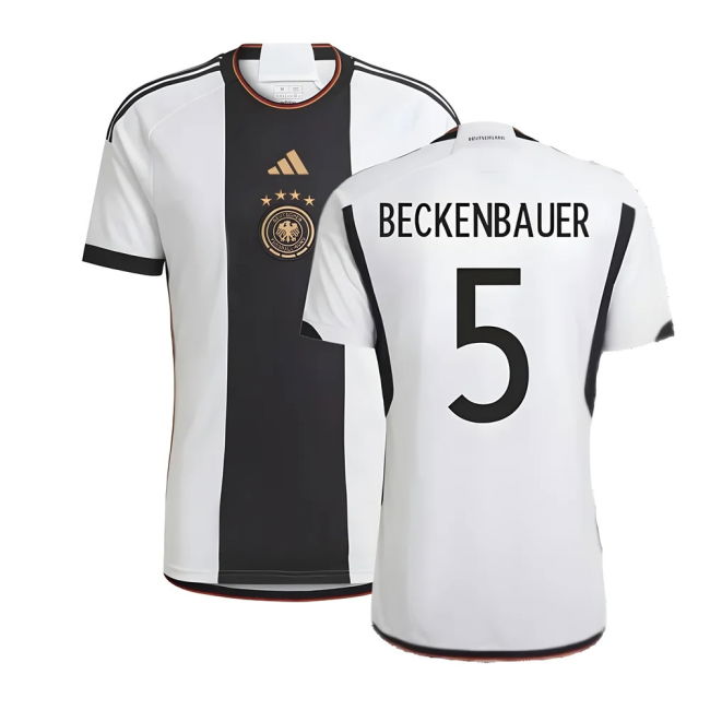 BECKENBAUER 5 Official Licensed Germany Home Supporter Kit for Adults
