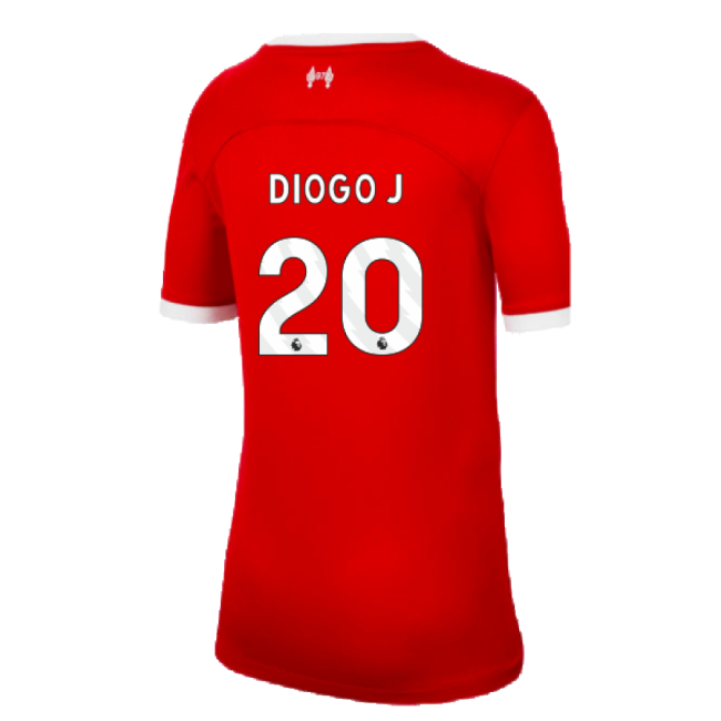 Liverpool Genuine 2023-2024 Liverpool Home Shirt (Kids Size) (Diogo...