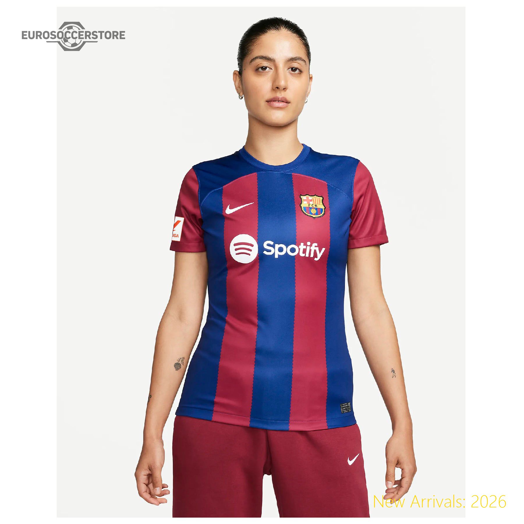 High-quality Women Bar Goal-scoring Machine Home Jersey 2023