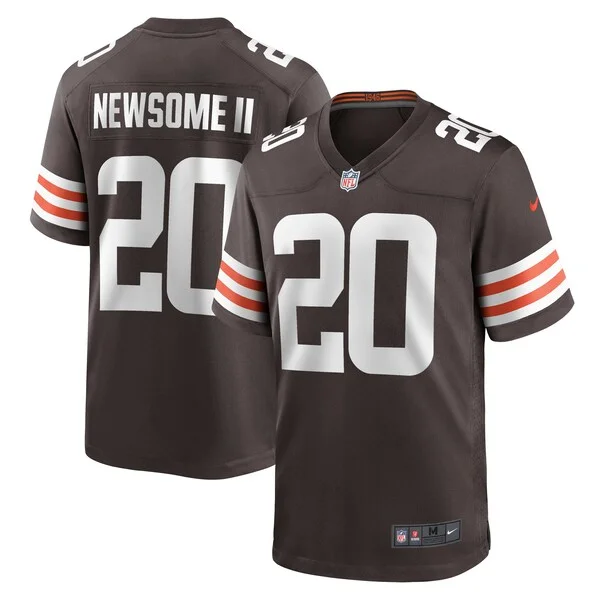 None Game NFL Jersey - Brown | High-Quality Football Apparel