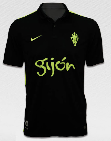 Comfort Fit Sporting Gijon Away 201617 Soccer Jersey shirt