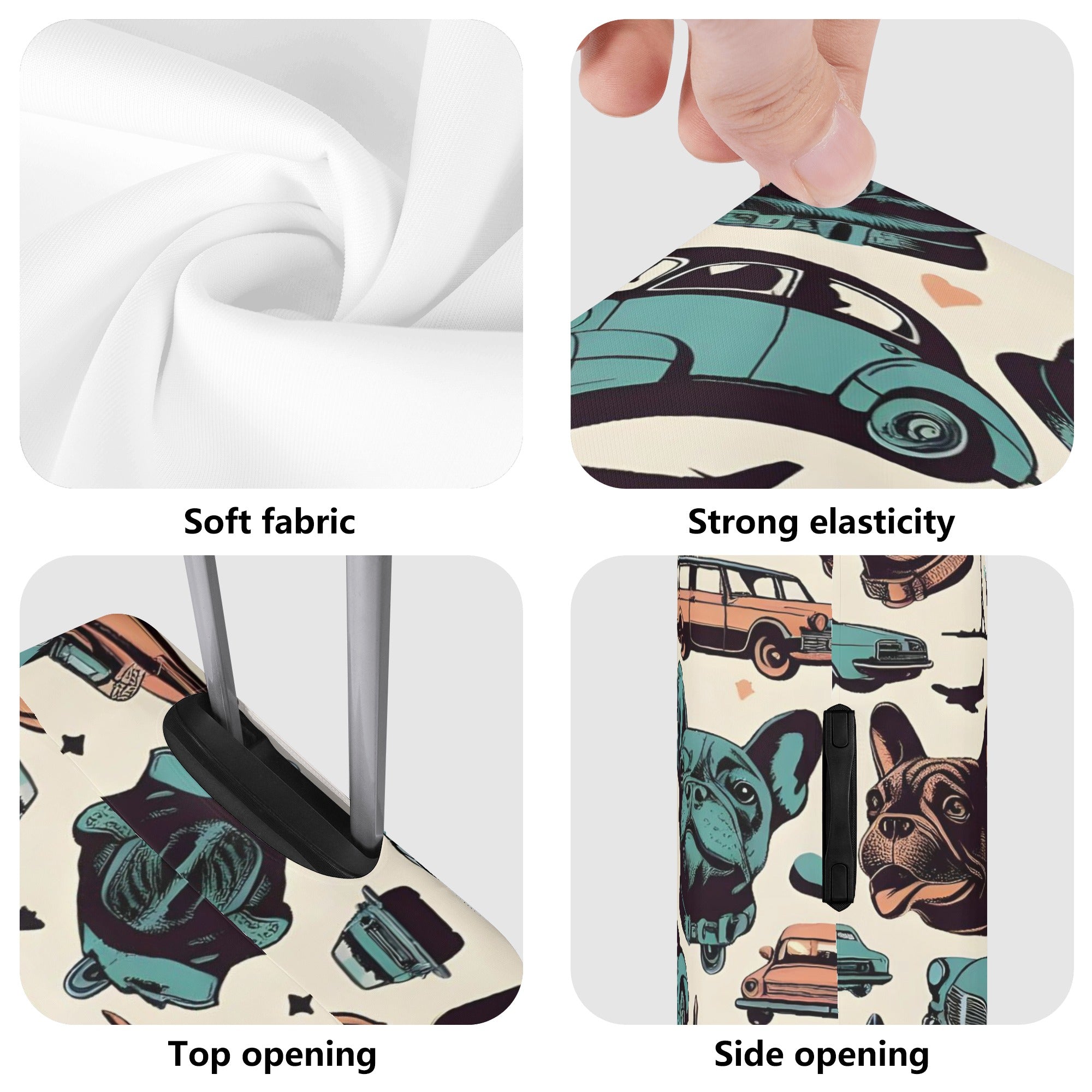 Pet-Lover Fashion-Forward Moose - Luggage Cover as a Gift Durable