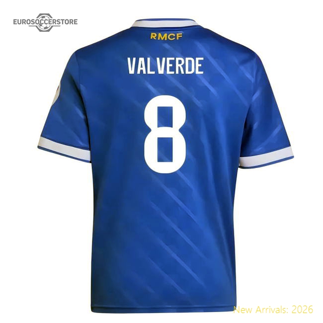 Exceptional 2025-2026 Real Madrid Third Jersey (kids) (valverde 8)