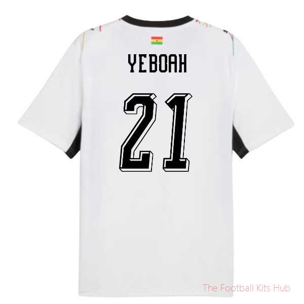 2026-2027 Ghana Home Shirt (Yeboah 21)