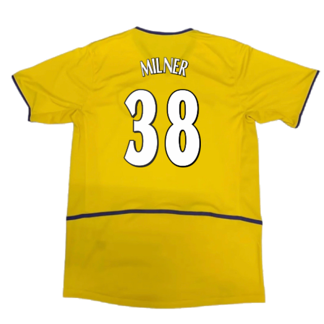 Authentic Design Loyal Leeds Away Shirt Excellent Milner #38 2024-...