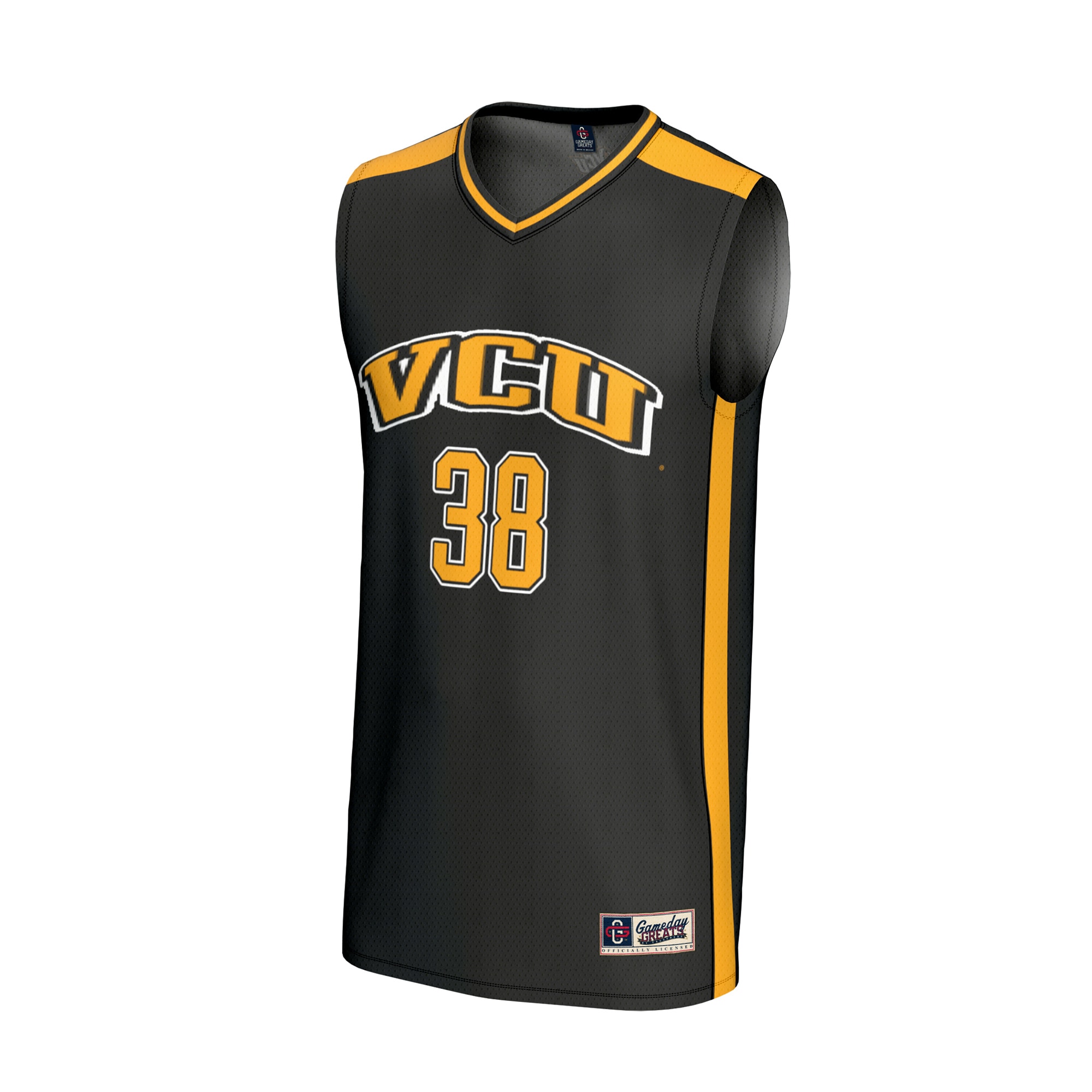 [NJP] VCU Rams GameDay Greats Youth Lightweight Basketball Fashion Jersey - Black