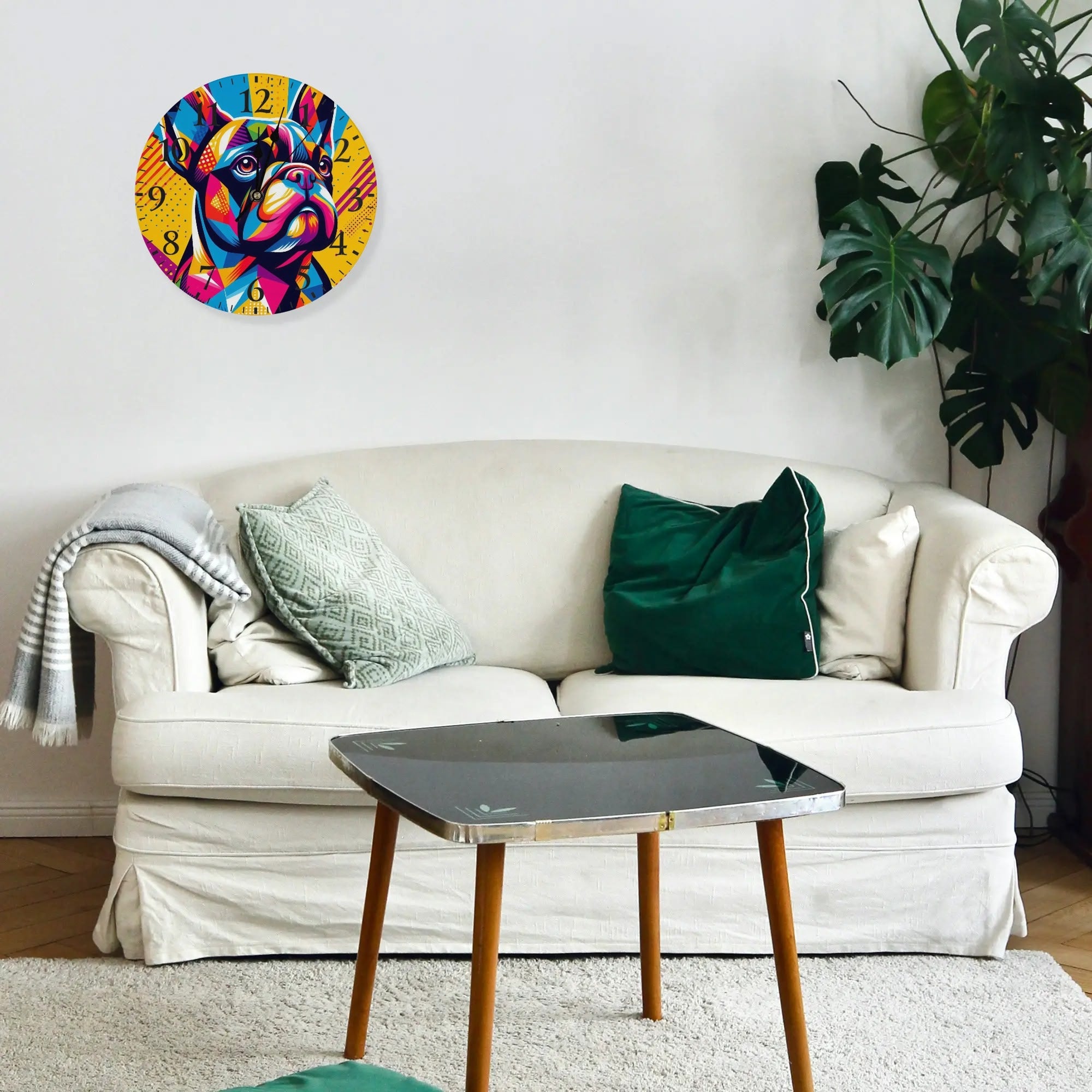 Minimal-Aesthetic Stylish Beau - Frameless Wall Clock for Everyday Wear