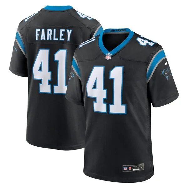 None Matthias Farley Game Jersey - Black | NFL Player Jersey