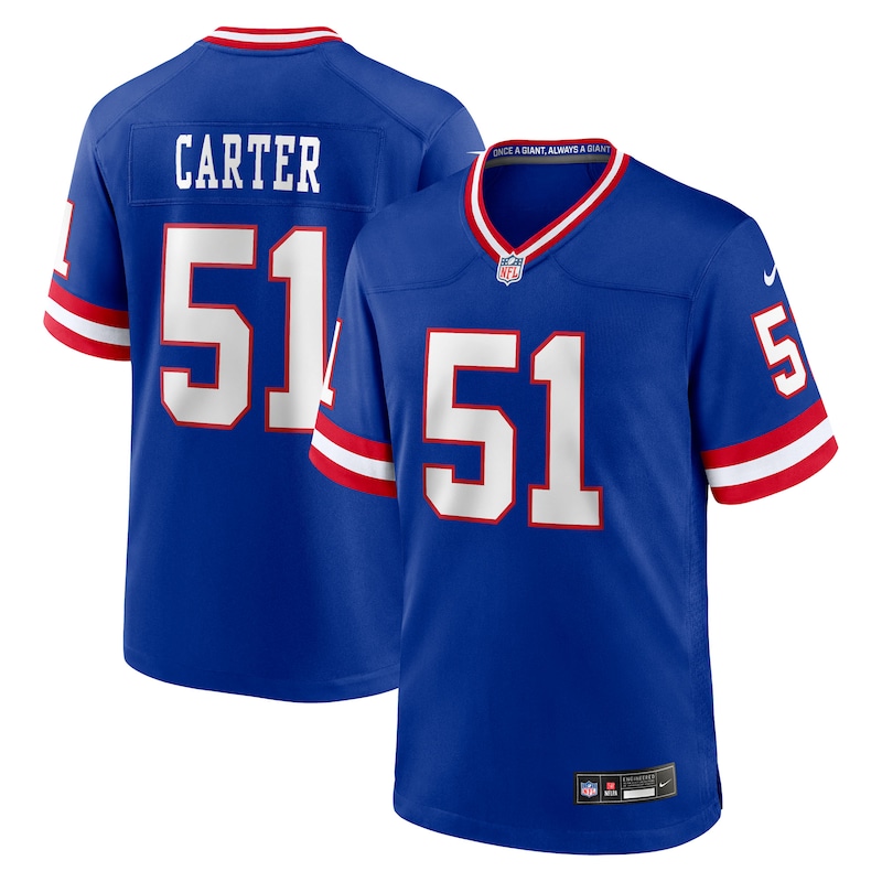 None Abdul Carter NY Giants Iconic Durable Jersey Game Day Wear